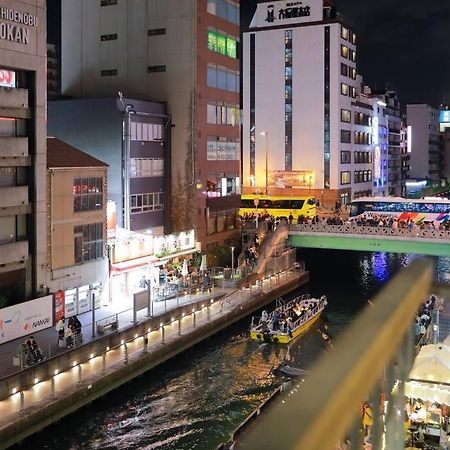 דירות 道頓堀民泊31＆Mini浮世絵美術館、道頓堀心斎橋真ん中、家族旅行、Family Trip אוסקה מראה חיצוני תמונה